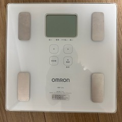 【取引中】OMRON HBF-214-W ホワイト カラダスキャ...