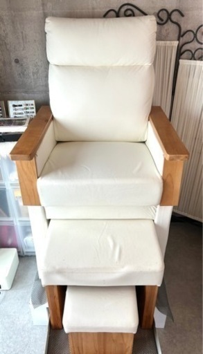 ネイル　椅子　チェア　フットFoot High Chair King 3点セット