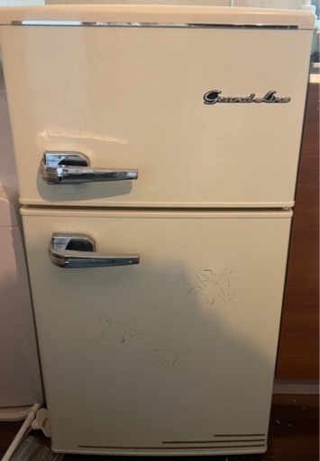 レトロ 冷蔵庫 85L
