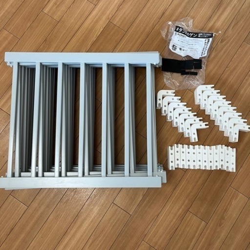 タンスのゲン コンパクトベビーサークル グレー 136×136