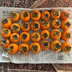 平柿30個　＋おまけ酢橘12個