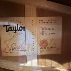 超美品　Taylor 512ce 12-Fret V-Class