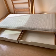 IKEA イケア　ベッド&マットレスセット