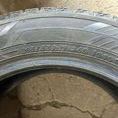215／55R17　17年　7分目