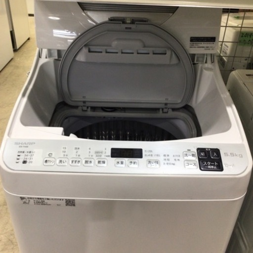 洗濯乾燥機 シャープ ES-TX5E 2021年製 5.5kg/3.5kg