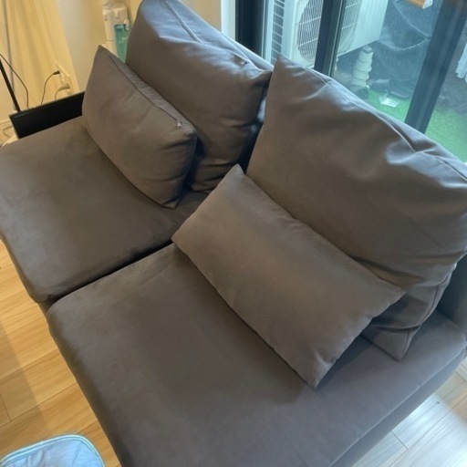IKEA(イケア)  ソーデルハムン　コンパクト　3人掛けソファ