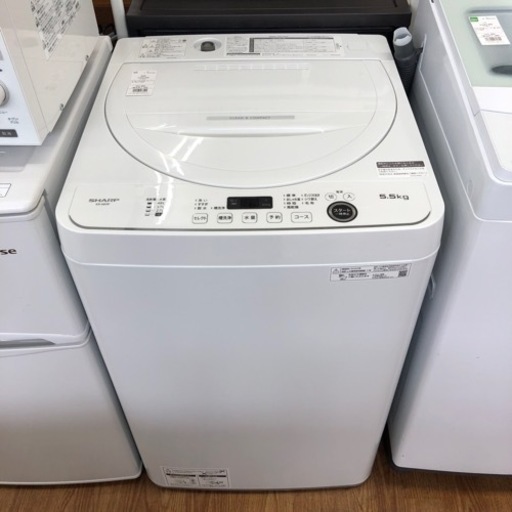 安心の一年保証付き【SHARP】2022年製 5.5kg 全自動洗濯機お売りします！