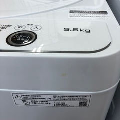 安心の一年保証付き【SHARP】2022年製 5.5kg 全自動洗濯機