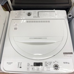 安心の一年保証付き【SHARP】2022年製 5.5kg 全自動洗濯機