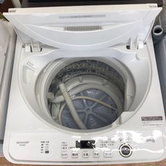 安心の一年保証付き【SHARP】2022年製 5.5kg 全自動洗濯機