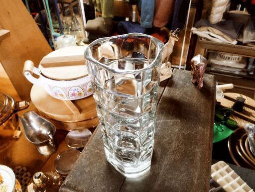 フラワーベース 花瓶 フランス製 ガラス/UJ-0728 北 (ken) 鬼無の