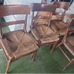 椅子 4個セット KASHIWA/柏木工 アンティークです☆