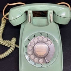 レトロ‼️アンティーク 緑電話