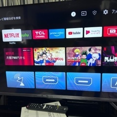 43型テレビ　美品 TCL 43P8B