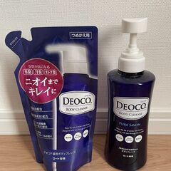 ロート製薬　DEOCO　詰め替え（未使用）と空のディスペンサーのセット