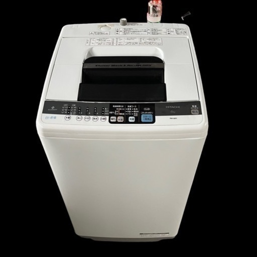【在庫一掃】 【ジ　1106-9】 HITACHI NW-6MY-W [簡易乾燥機能付き洗濯機（6.0kg）　日立　ホワイト　2013年製 その他