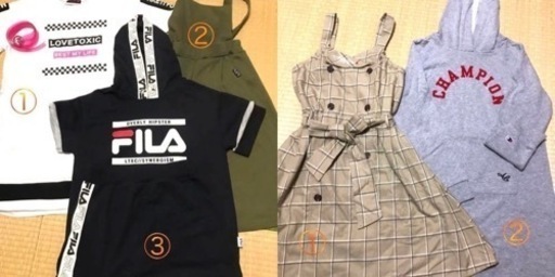 150.160 女の子まとめ売り 33点♡ラブトキ ピンクラテ ALGY ジェニ他