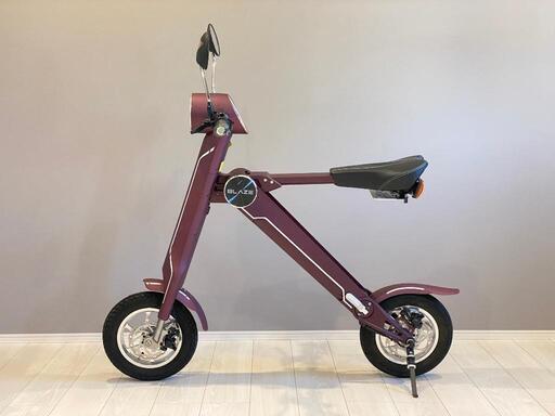 話題のEVスクーター【BLAZE SMART EV】試乗車/100%電動/原付免許/家庭用充電/折りたたみ