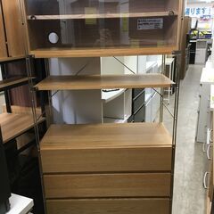 無印 無印良品 MUJI キッチンボード 食器棚 シェルフ ステンレス 
