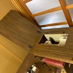 【昭和レトロ】ブラザーミシンモータ71-131　ミシン椅子机付き