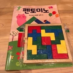 韓国の木製知育パズル　知育玩具