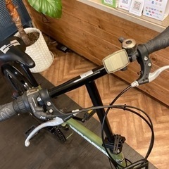 前後タイヤ・チューブ新品！HUMMER 】20インチ折りたたみ自転車 7段