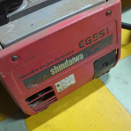 新ダイワ工業　EG551 ガソリン　ポータブルエンジン発電機