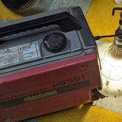 新ダイワ工業　EG551 ガソリン　ポータブルエンジン発電機