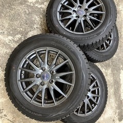 スタッドレスタイヤアルミ付き4本セット！ダンロップ　215/60R16