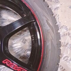  お譲りしました 15㌅20年製レイズ ホイール 18年製ピレリスタッドレスタイヤセット