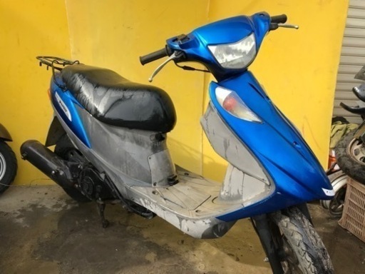 セル始動⭐️バッテリー新品❗️アドレスV125G スズキ⭐️原付２種 ピンクナンバー⭐️原付　スクーター セル始動⭐️バッテリー新品❗️アドレスV125G スズキ⭐️原付2種