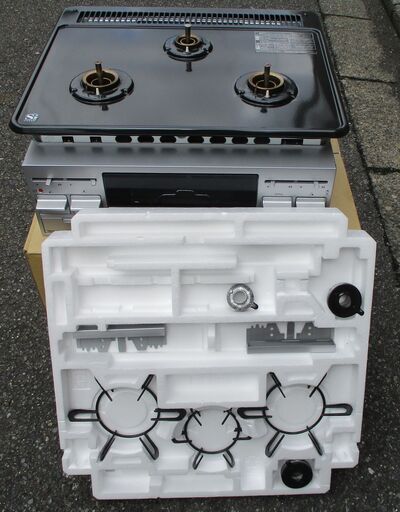 ☆タカラスタンダード Takara standard TN36V-60 LPガス用 システムキッチン用ガスこんろ◆3口コンロ・片面焼きグリル