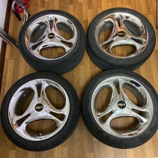 ☆仮設ホイールプレート 4台セット☆ 4H、5Hマルチ PCD100～130対応 