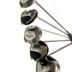 【豪華！】◆Callaway キャロウェイ X-18 等◆ゴルフクラブ 全12本セット＋ キャディバッグ＋付属品多数付き