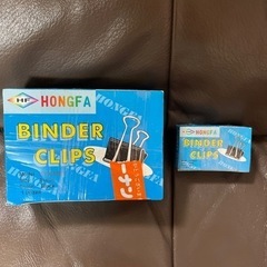 ｡新品　BINDER CLIPS ２箱セット