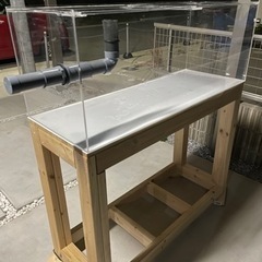 直接引取】アクリル水槽・水槽台・エーハイムポンプセット