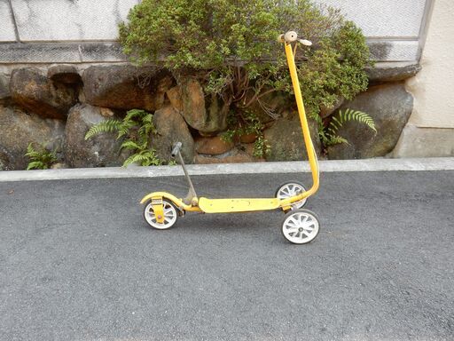 昭和レトロ　希少ホンダローラースルーゴー　HONDA ROLLERTHROUGH　子供用チェーン駆動のキックボード