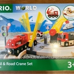 BRIO Rail&Road Crane set