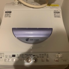 【0円】洗濯機(シャープ ES-TG55L)お譲りします！