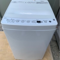 【極美品】ハイアール 洗濯機2023年製 BW-45A ホワイト...