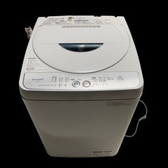【ジ　1106-11】 洗濯機　4.5kg SHARP ES-F...