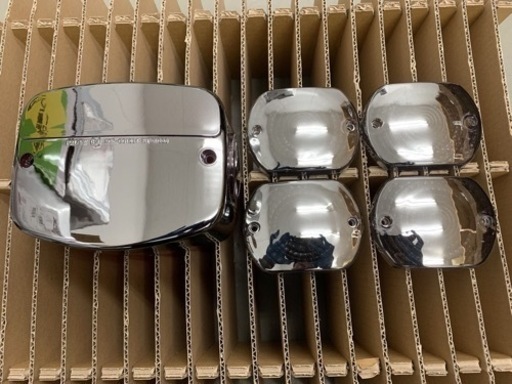 z400fx ウインカー\u0026テールランプ　ハーフメッキ加工　カワサキ.FX.Z.kz.mk2.kawasaki