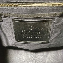 VIVIENNE WESTWOOD トートバッグ グリーン系 防塵袋付