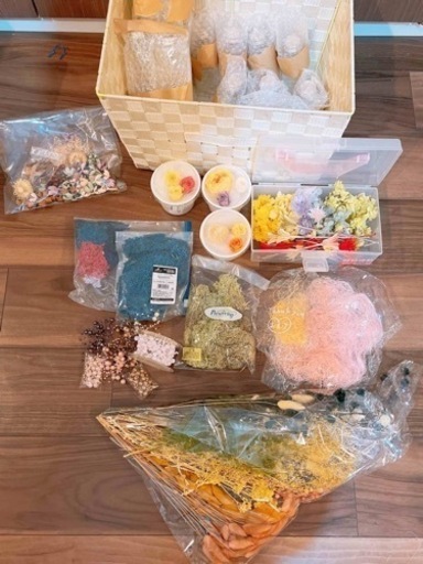 5万円相当！花セット！ハーバリウム・プリザーブドフラワー・ドライフラワー・瓶・花材全部！