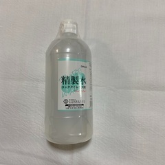 【精製水】コンタクトレンズ用500ml　未開封5本から好きなだけ