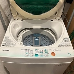 5KG 洗濯機Toshiba AW-605(W)
