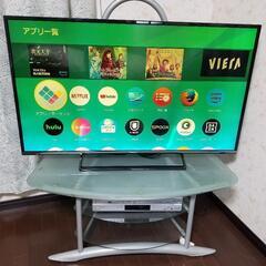 再出品　ジャンク　パナソニック液晶テレビ49インチ　テレビ台セット