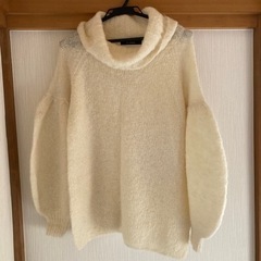 【新品・未使用】w closet ♡ バルーン袖セーター　アルパカ