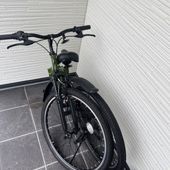 ー取引中ー折り畳み自転車／26インチ／GRN／FDーMTB266SK／Wサス 