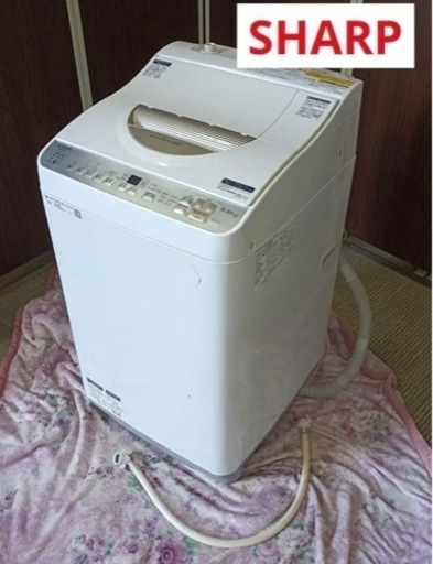 F942【SHARP】洗濯乾燥機　ES-TX5B-N 2018年製　5.5kg